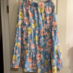 Loft Floral skirt
